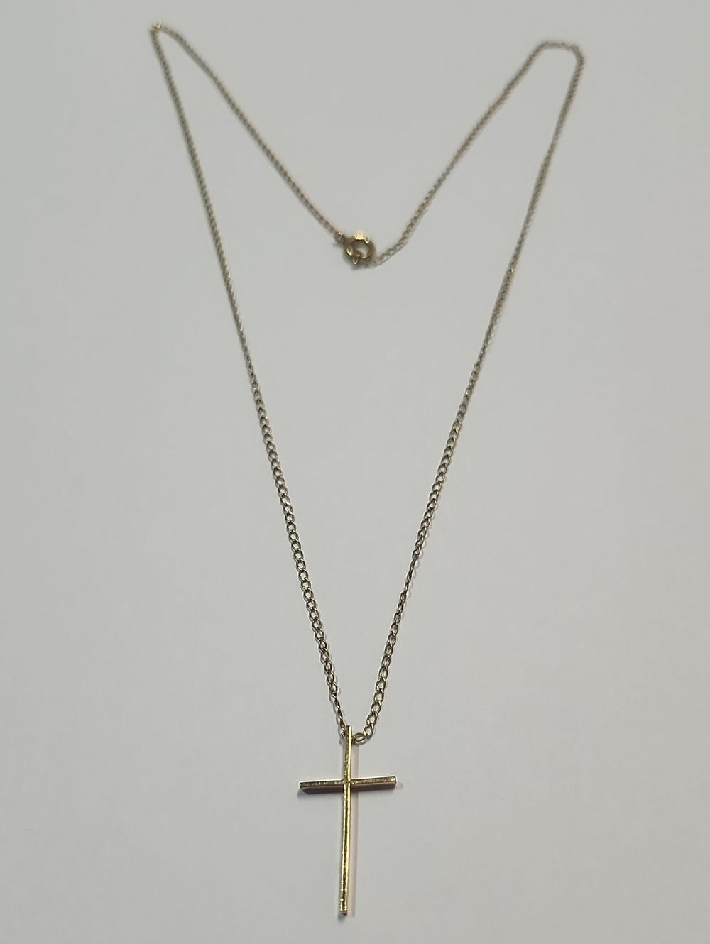 1/20 12K Gold Filled Cross Pendant Necklace - Women's Jewelry